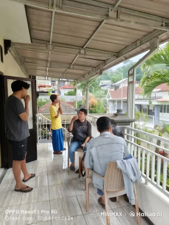 Choreographed Kungfu Fight on Patio with Bow Finale – AI Generated Video | Hailuo AI