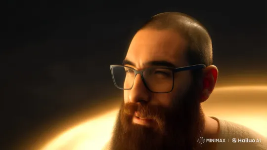 Man Ascends into Divine Light Amidst Matrix's Collapse – AI Generated Video | Hailuo AI