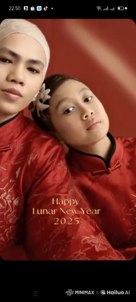 Joyous Lunar New Year Celebration in Red – AI Generated Video | Hailuo AI