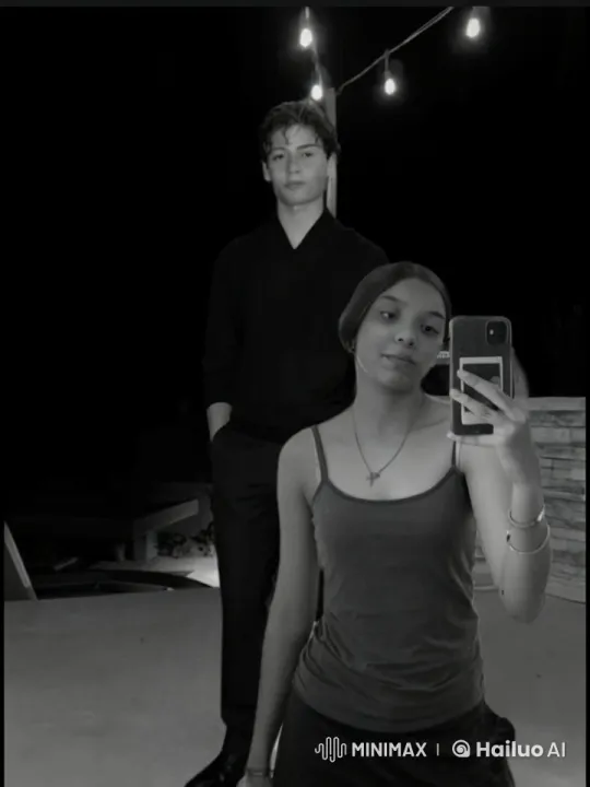 Couple's Intimate Moment Under String Lights – AI Generated Video | Hailuo AI