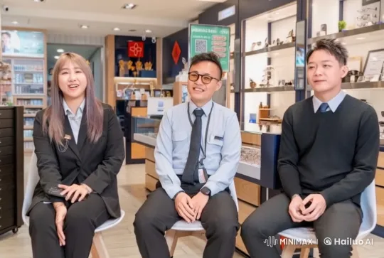 Business Discussion in a Modern Eyewear Store – AI Generated Video | Hailuo AI