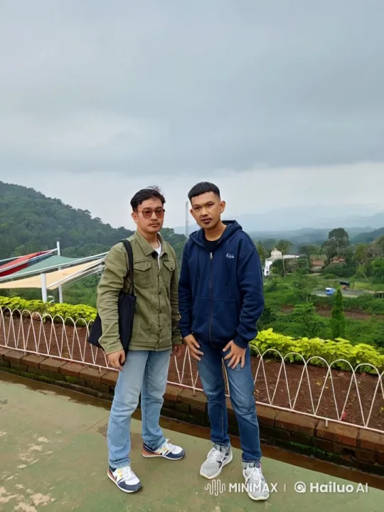 Kung Fu Masters Practicing in Scenic Mountainside – AI Generated Video | Hailuo AI