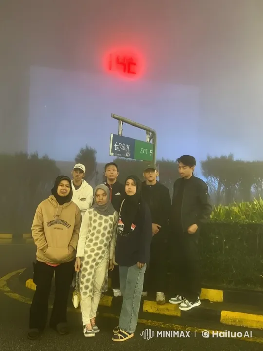 Mysterious Night Kungfu Display in Foggy Park Area – AI Generated Video | Hailuo AI