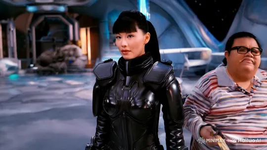 Female Bounty Hunter Battles AI in Futuristic Sci-Fi Action Scene – AI Generated Video | Hailuo AI