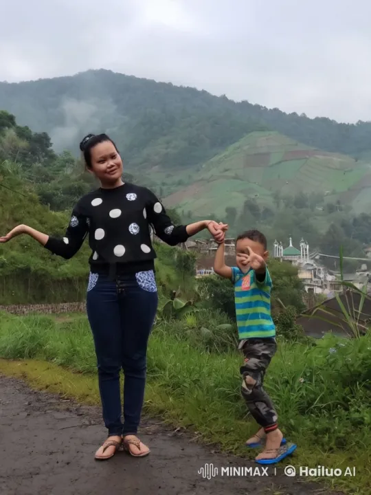Child Practicing Kung Fu on a Country Path – AI Generated Video | Hailuo AI