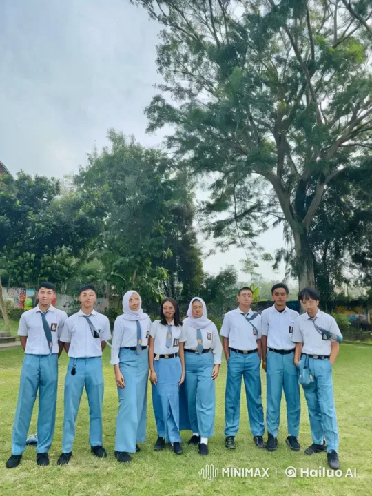 Uniformed Students Perform Dynamic Kung Fu on Grass Field – AI Generated Video | Hailuo AI