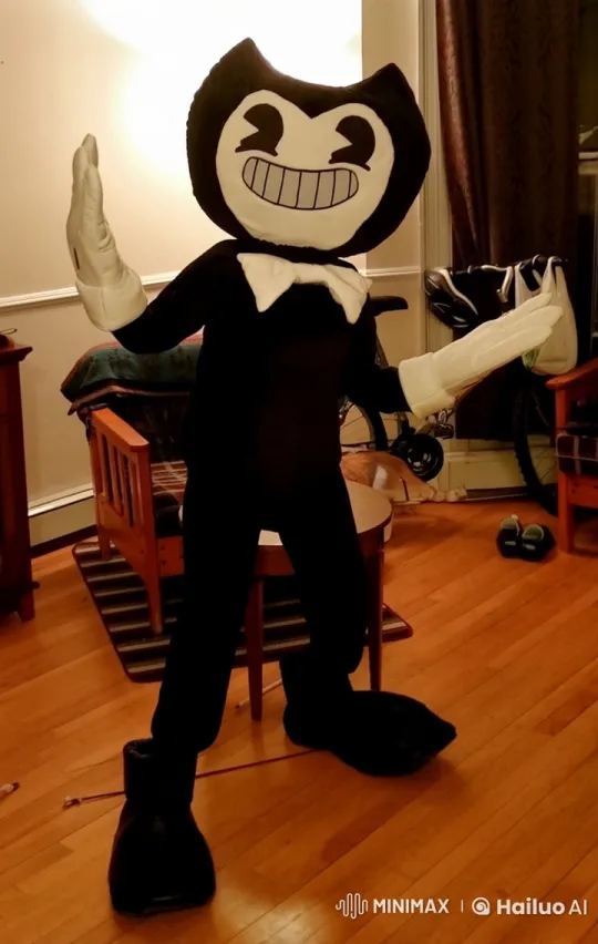 Costumed Character Reveals Teen Girl in Live2D Animation – AI Generated Video | Hailuo AI