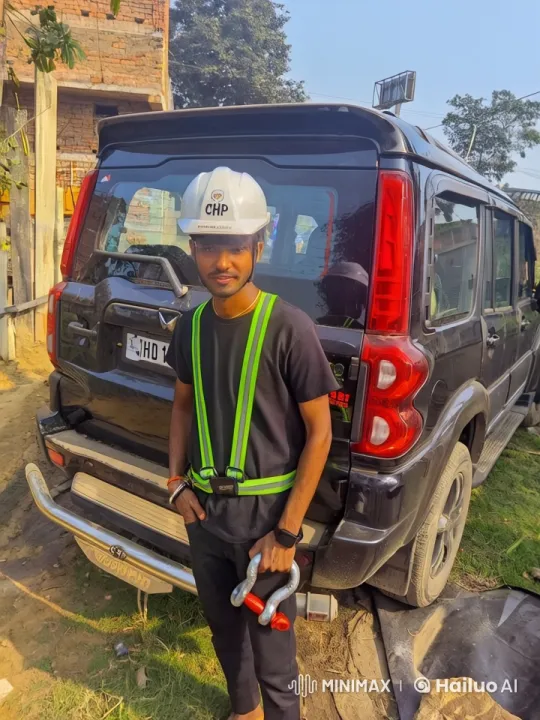 Young Man Inspecting Construction Site – AI Generated Video | Hailuo AI