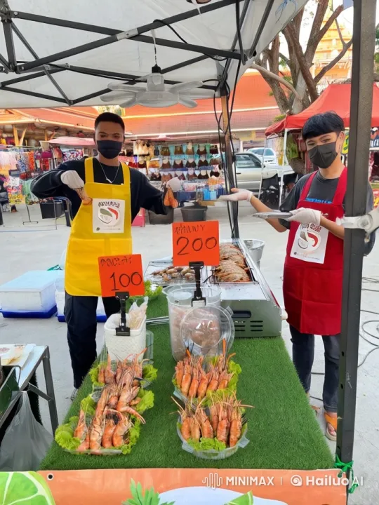 Martial Arts Display at Bustling Outdoor Market – AI Generated Video | Hailuo AI