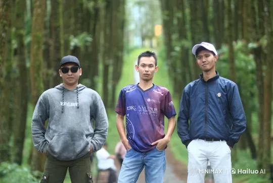 Three Friends Practice Kungfu in the Forest – AI Generated Video | Hailuo AI