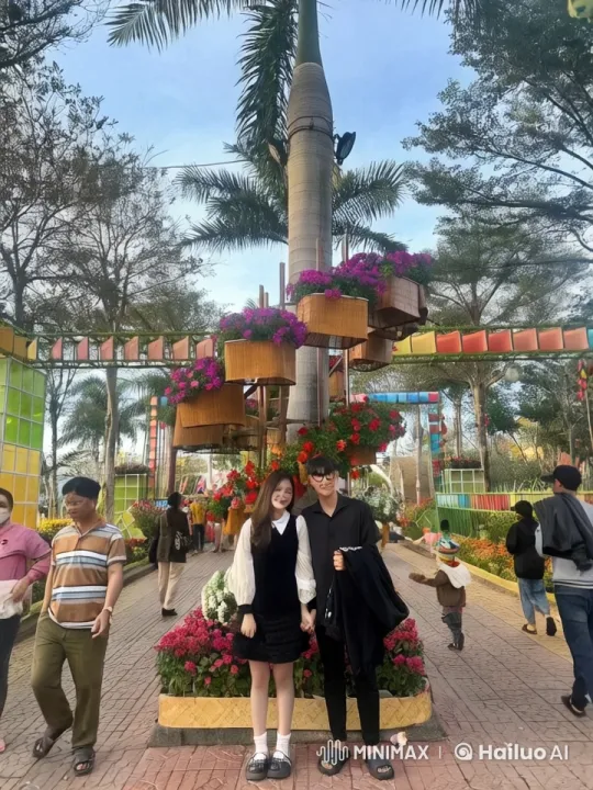 Vibrant Garden Wedding with Joyful Interactions – AI Generated Video | Hailuo AI