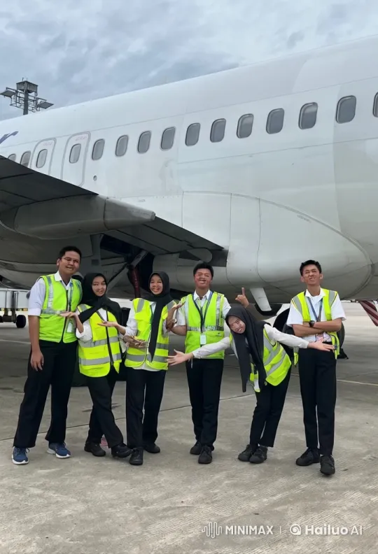 Airline Staff Perform Energetic Kung Fu in Front of Plane – AI Generated Video | Hailuo AI