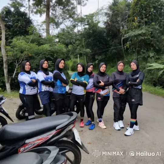 Synchronized Kung Fu Routine by Eight Women in Forest – AI Generated Video | Hailuo AI