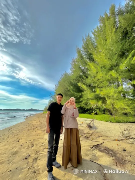 Kung Fu Duel on a Picturesque Beach – AI Generated Video | Hailuo AI