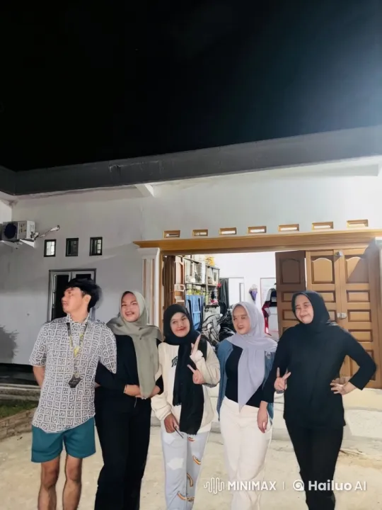 Friends Enjoy Synchronized Kungfu Showdown Outside House – AI Generated Video | Hailuo AI
