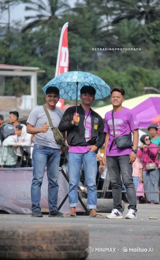 Three Men Showcase Kungfu Skills at Outdoor Event – AI Generated Video | Hailuo AI