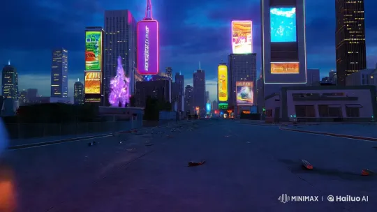 Futuristic Cityscape: Zeira's High-Tech Adventure – AI Generated Video | Hailuo AI