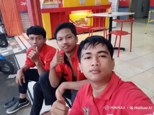 Red-Clothed Men Perform Dynamic Kungfu Outside Food Stall – AI Generated Video | Hailuo AI