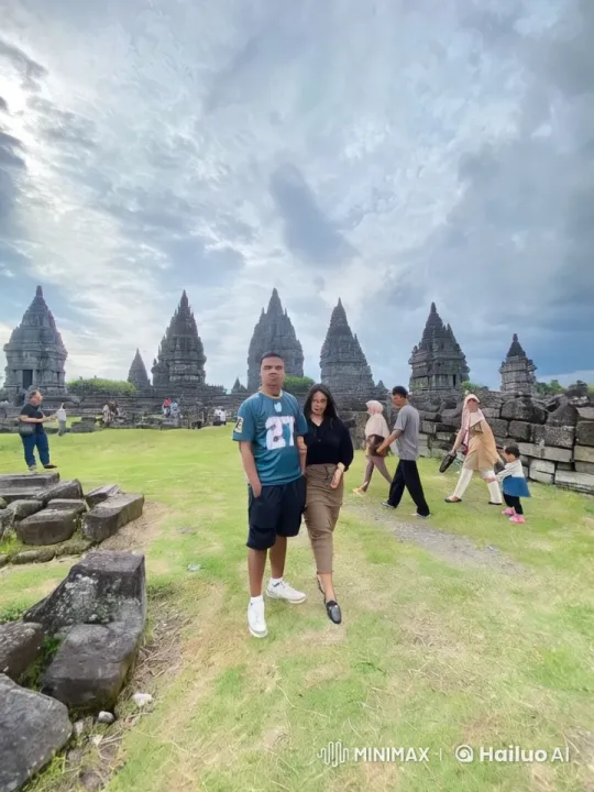 Kungfu Display at Prambanan Temple Ruins – AI Generated Video | Hailuo AI