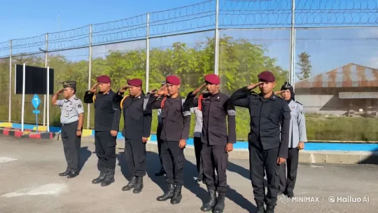 Uniformed Guards Perform Synchronized Dynamic Jumps – AI Generated Video | Hailuo AI