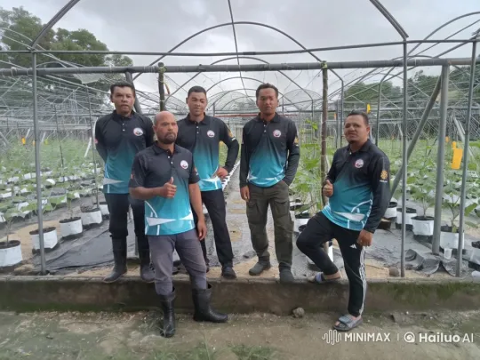 Team Kungfu Display in a Greenhouse Setting – AI Generated Video | Hailuo AI