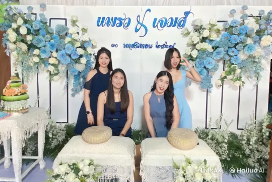 Elegant Women Perform Kung Fu in Blue Dresses – AI Generated Video | Hailuo AI