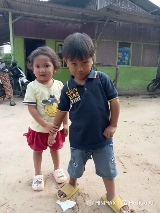 Children Practicing Kung Fu in Front of Rustic House – AI Generated Video | Hailuo AI