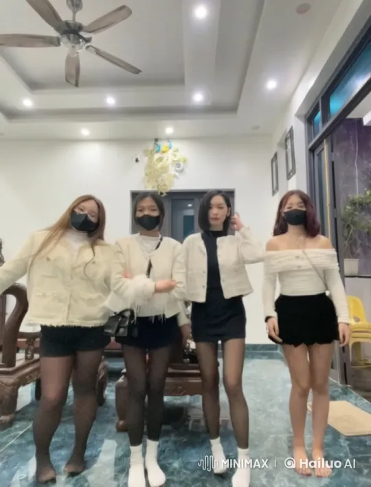 Coordinated Kung Fu Display by Four Young Women – AI Generated Video | Hailuo AI