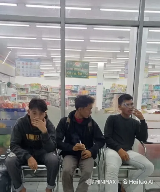 Young Men Perform Kung Fu in Front of Convenience Store – AI Generated Video | Hailuo AI