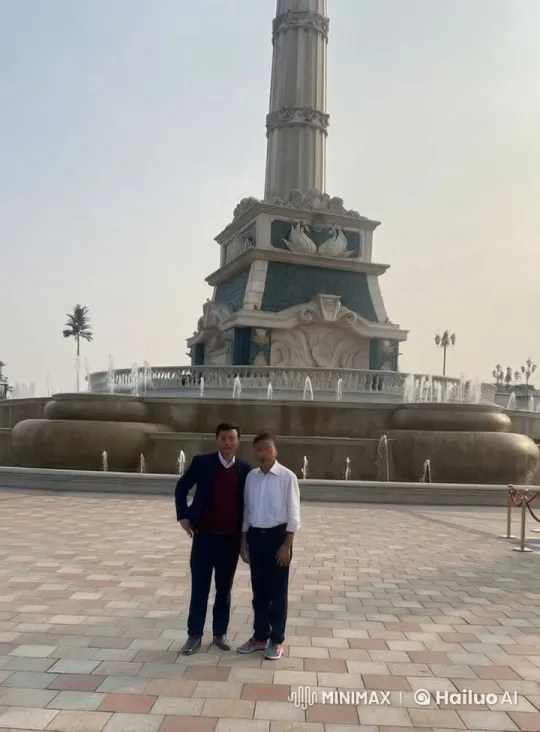 Semi-Formal Kung Fu Duel by Grand Fountain – AI Generated Video | Hailuo AI