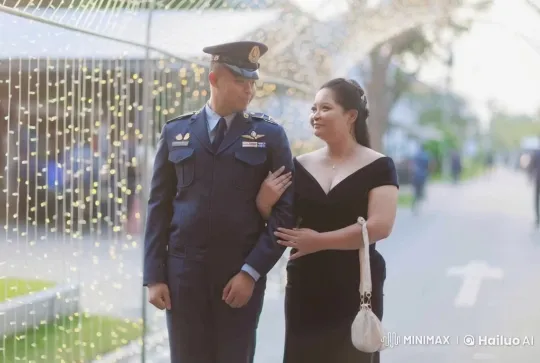 Military Officer and Woman Perform Graceful Martial Arts Display – AI Generated Video | Hailuo AI