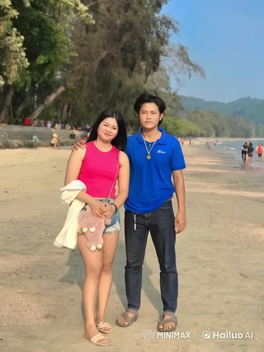 Martial Arts Duo Battles on Serene Beach – AI Generated Video | Hailuo AI