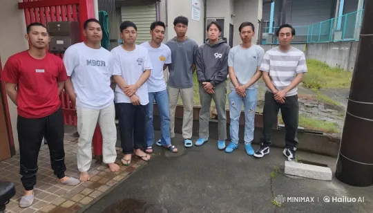 Eight Young Men Showcase Dynamic Kungfu Skills – AI Generated Video | Hailuo AI
