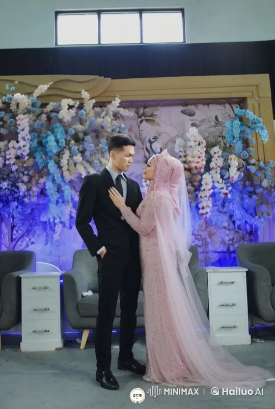 Formal Couple Engages in Graceful Kungfu Battle – AI Generated Video | Hailuo AI