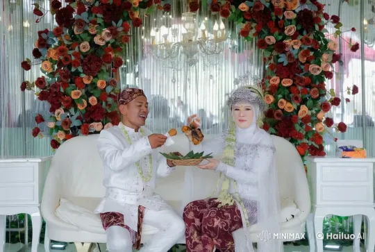 Wedding Celebration Showcases Bride and Groom's Martial Arts Skills – AI Generated Video | Hailuo AI