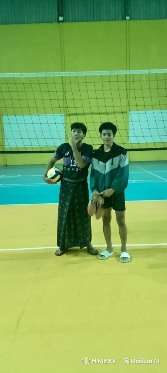 Kungfu Performance on a Volleyball Court – AI Generated Video | Hailuo AI