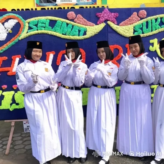 Five Women Perform Playful Kungfu in Floral Display – AI Generated Video | Hailuo AI