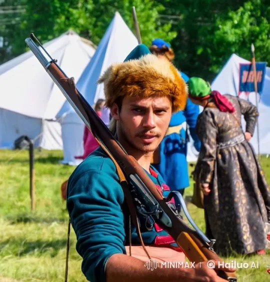 Historical Reenactment Event with Period-Costumed Participants – AI Generated Video | Hailuo AI
