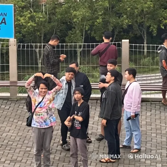 Street Fight Escalates as Ambulance Approaches – AI Generated Video | Hailuo AI