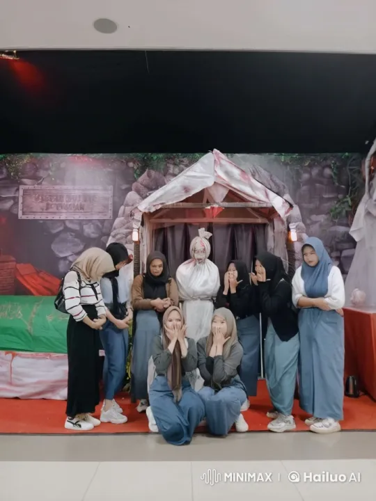 Young Women Perform Energetic Kung Fu in Haunted House Setting – AI Generated Video | Hailuo AI