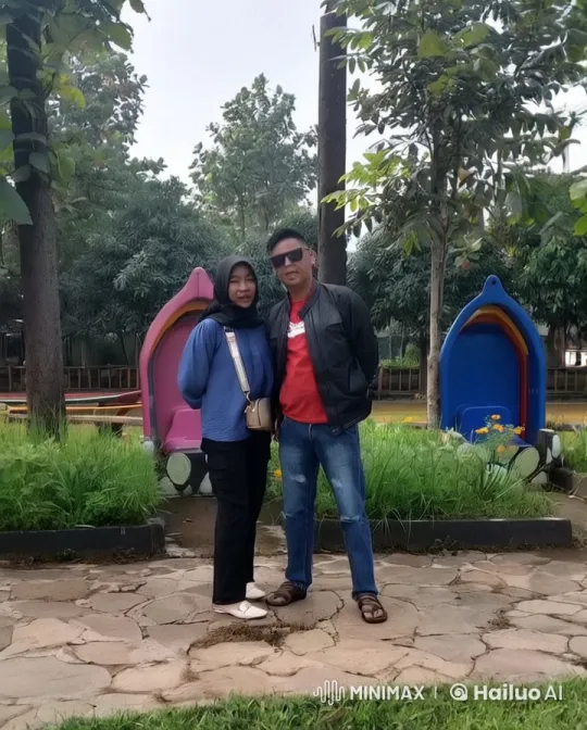 Couple's Playful Kungfu Display in Serene Park – AI Generated Video | Hailuo AI