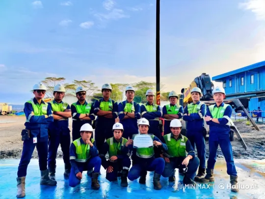 Construction Workers Perform Martial Arts in Safety Gear – AI Generated Video | Hailuo AI