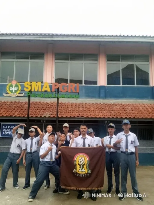 Students Practice Kung Fu at SMA PGRI Parakanluhur – AI Generated Video | Hailuo AI
