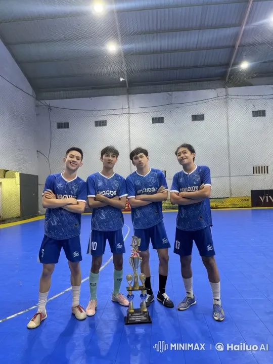 Kung Fu Masters Displaying Synchronized Skills on Futsal Court – AI Generated Video | Hailuo AI