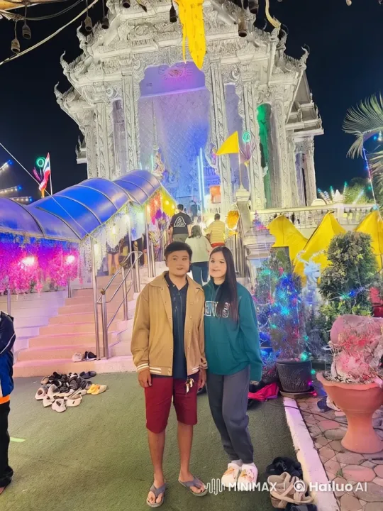 Nighttime Kung Fu Display at Ornate Temple – AI Generated Video | Hailuo AI