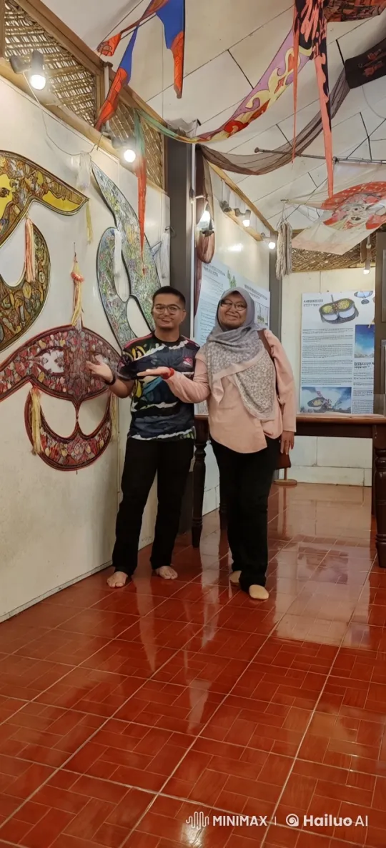 Kung Fu Practitioners in Colorful Kite-Decorated Exhibition Room – AI Generated Video | Hailuo AI