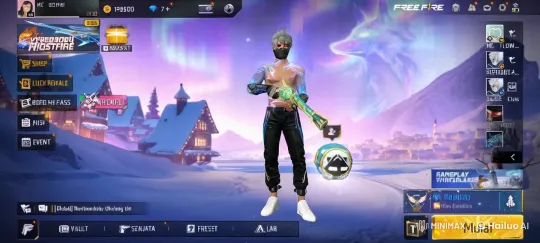 Futuristic Fighter Showcases Kungfu in Snowy Game World – AI Generated Video | Hailuo AI