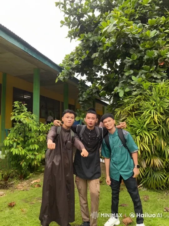 Friends Practicing Martial Arts in School Yard – AI Generated Video | Hailuo AI