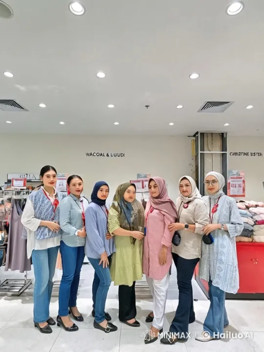 Women Practicing Kung Fu in a Retail Store Setting – AI Generated Video | Hailuo AI