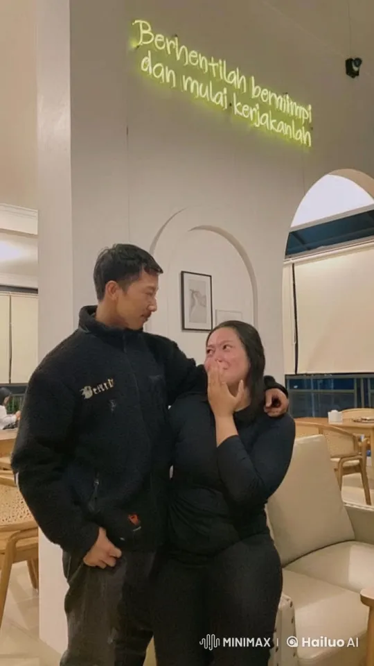 Kung Fu Duo Battles in Serene Cafe Setting – AI Generated Video | Hailuo AI